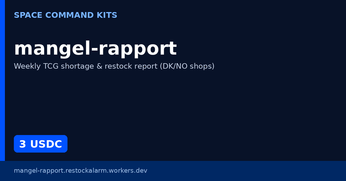 OG preview for mangel-rapport